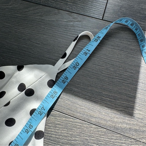 NEW Re:named Polka Dot Tie Front Mini Dress - Picture 8 of 8